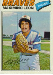 1977 Topps Baseball Cards      213     Maximino Leon